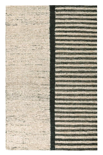 Villa by Classic Home - Kofu Striped Accent Rug  - 9W - Natural, Black - 30091636 veiw 1