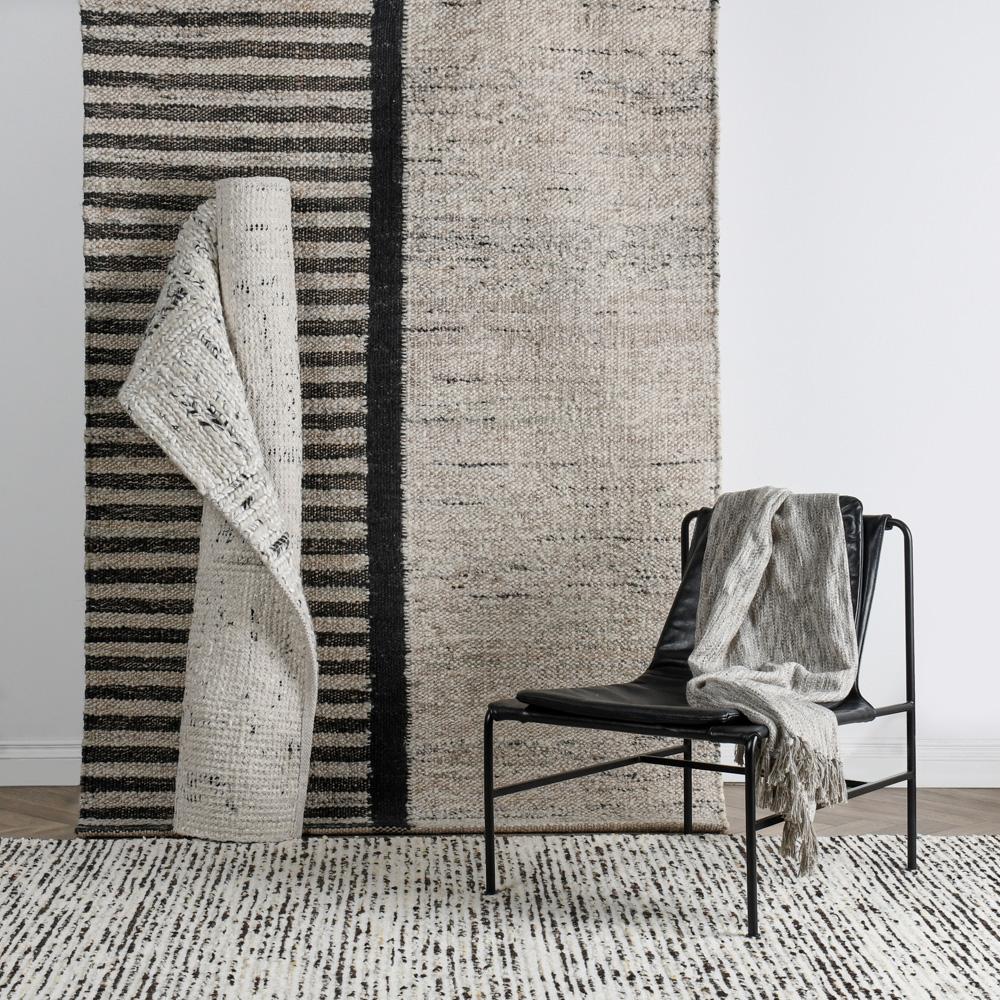 Villa by Classic Home - Kofu Striped Accent Rug  - 9W - Natural, Black - 30091636 veiw 4