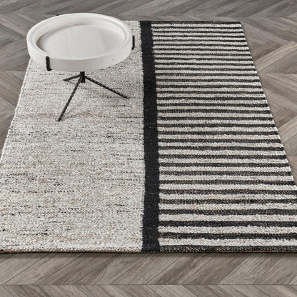 Villa by Classic Home - Kofu Striped Accent Rug  - 9W - Natural, Black - 30091636 veiw 6
