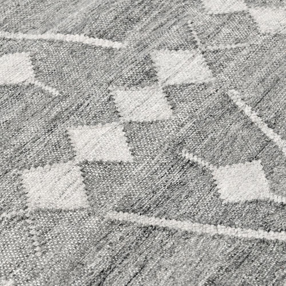 Villa by Classic Home - Lexington 2.6X8 Indoor Outdoor Handwoven Gray Abstract Accent Rug - 2.6W - Gray Multi  - 30132103 veiw 2