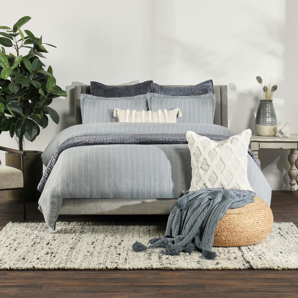 Villa by Classic Home - Loomis Heathered Wool Area Rug  - 5W - Ivory, Gray - 30091564 veiw 6