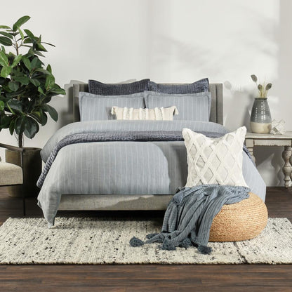 Villa by Classic Home - Loomis Heathered Wool Area Rug  - 8W - Ivory, Gray - 30091565 veiw 6