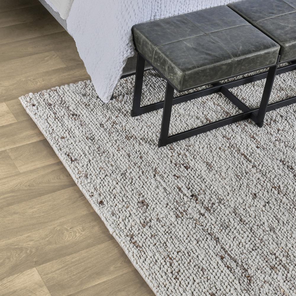 Villa by Classic Home - Loomis Heathered Wool Area Rug  - 8W - Ivory, Natural - 30091555 veiw 5