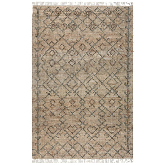 Villa by Classic Home - Manistique Beige And Green Accent Rug  - 5W - Natural/ Sage - 30090804 veiw 1
