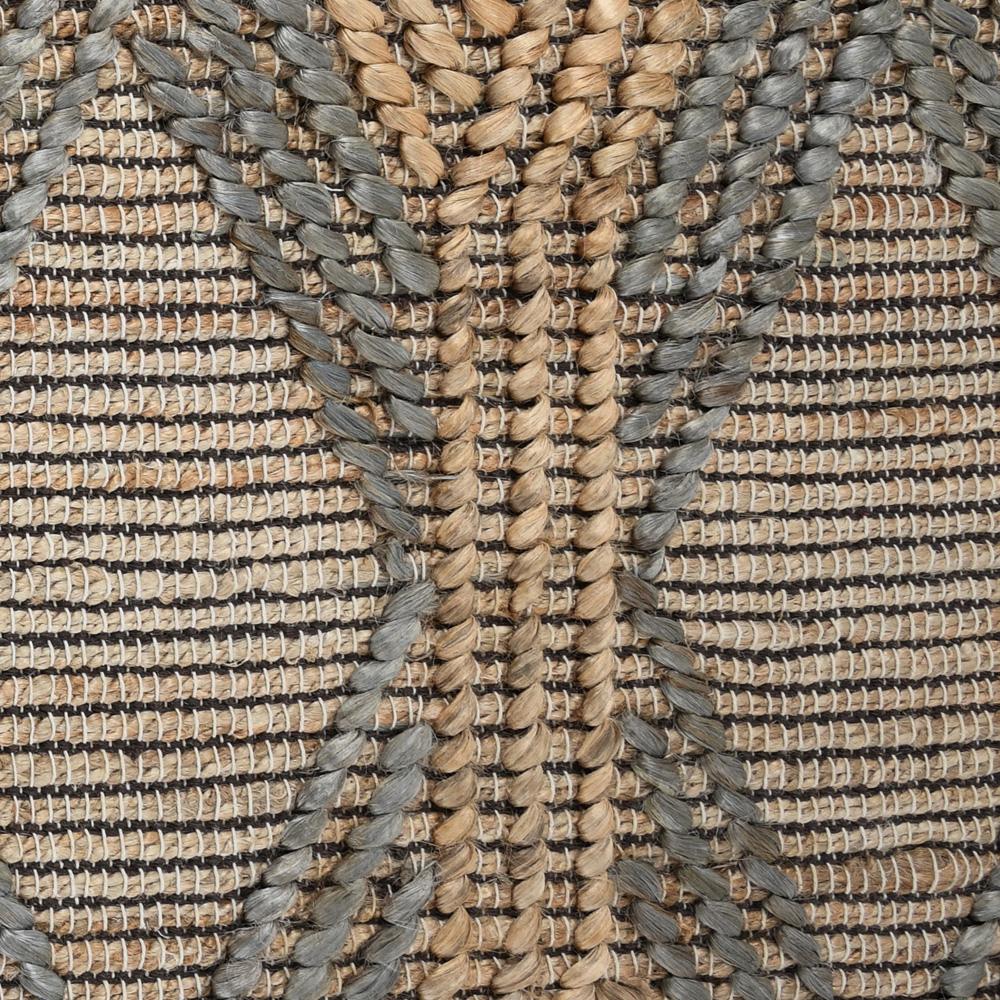 Villa by Classic Home - Manitou Jute Cotton Accent Rug  - 5W - Natural/ Mineral Blue - 30090604 veiw 2