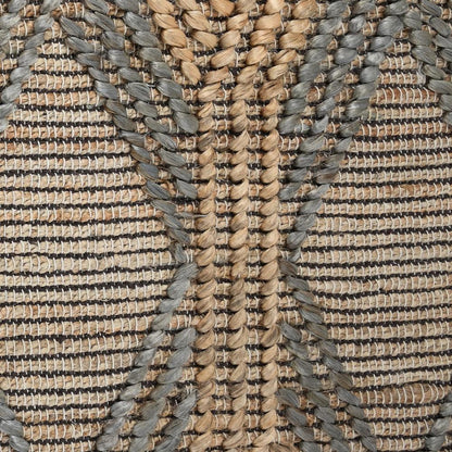 Villa by Classic Home - Manitou Jute Cotton Accent Rug  - 5W - Natural/ Mineral Blue - 30090604 veiw 2