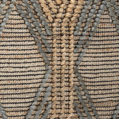 Villa by Classic Home - Manitou Jute Cotton Accent Rug  - 6W - Natural, Mineral Blue - 30090607 veiw 4