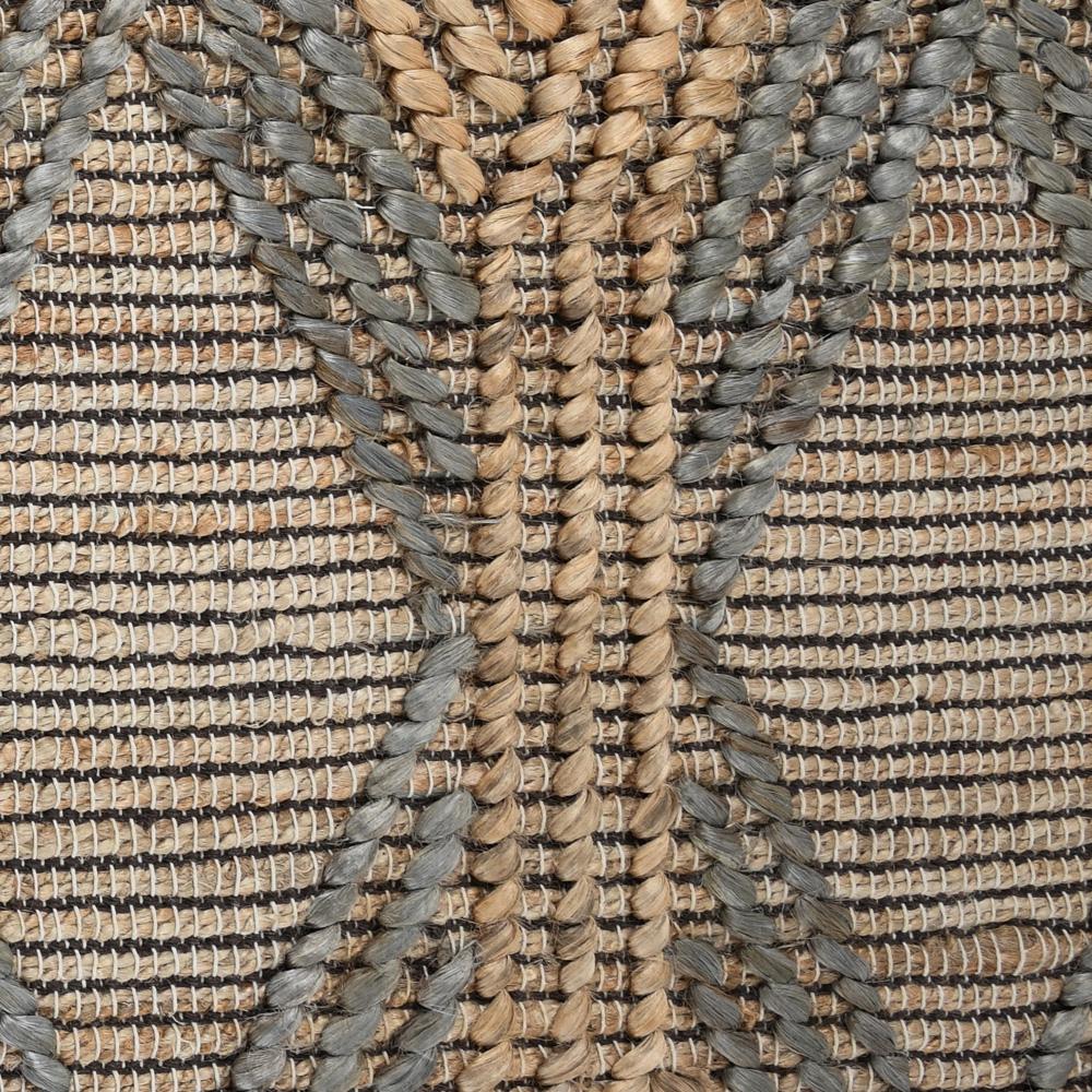 Villa by Classic Home - Manitou Jute Cotton Accent Rug  - 9W - Natural, Mineral Blue - 30090606 veiw 2