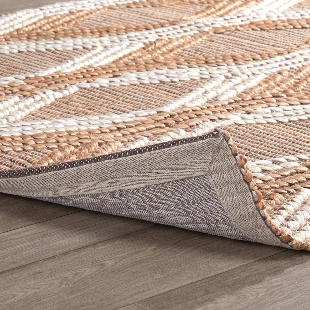 Villa by Classic Home - Manitou Jute Cotton Accent Rug  - 5W - Natural, Ivory - 30091504 veiw 3