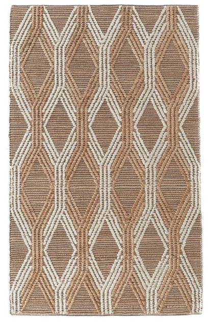 Villa by Classic Home - Manitou Jute Cotton Accent Rug  - 9W - Natural, Ivory - 30091506 veiw 1