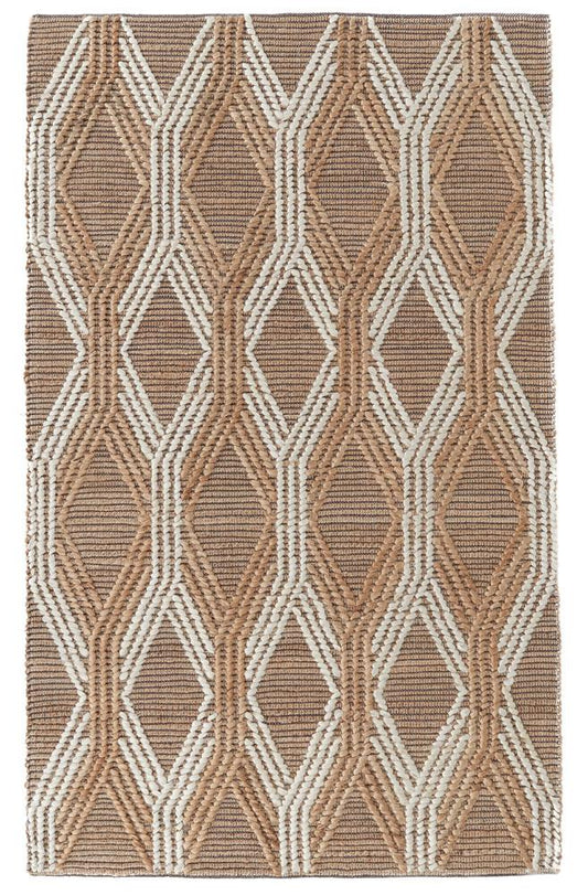 Villa by Classic Home - Manitou Jute Cotton Accent Rug  - 9W - Natural, Ivory - 30091506 veiw 1