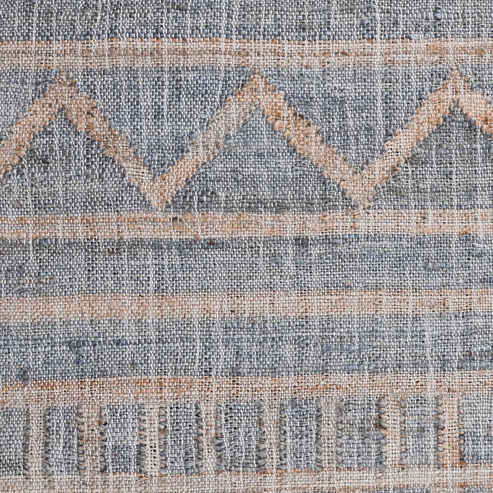 Villa by Classic Home - Megan Natural Jute Handwoven Area Rug  - 8W - Natural/Spa Blue - 30090865 veiw 2