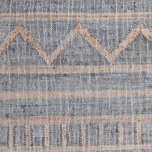 Villa by Classic Home - Megan Natural Jute Handwoven Area Rug  - 8W - Natural/Spa Blue - 30090865 veiw 2