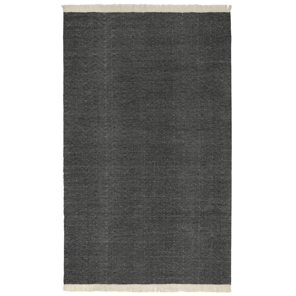 Villa by Classic Home - Miller Handwoven Indoor Outdoor Area Rug  - 8W - Charcoal Gray - 30131915 veiw 1