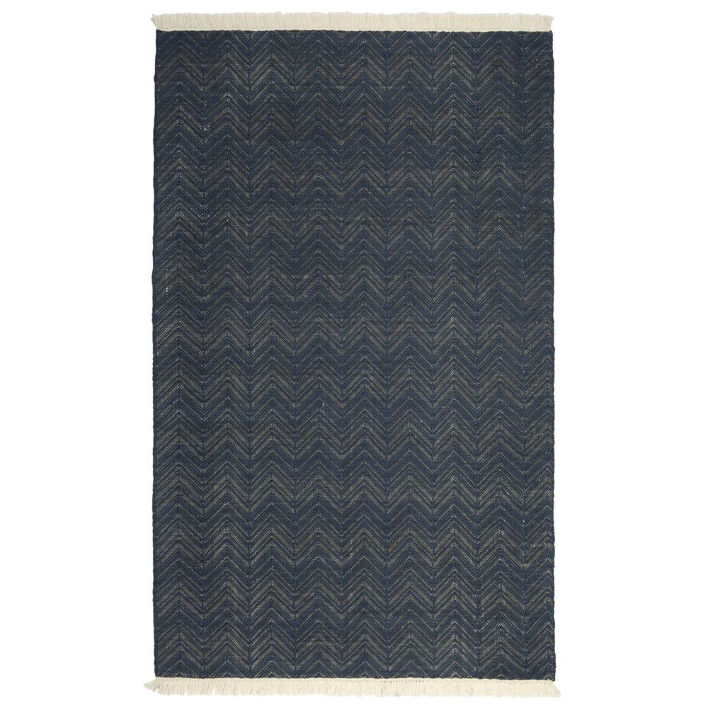 Villa by Classic Home - Miller Handwoven Indoor Outdoor Area Rug  - 9W - Dark Blue - 30131906 veiw 1