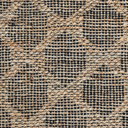 Villa by Classic Home - Mojave Jute Blend Area Rug  - 5W - Black, Natural - 30090904 veiw 2
