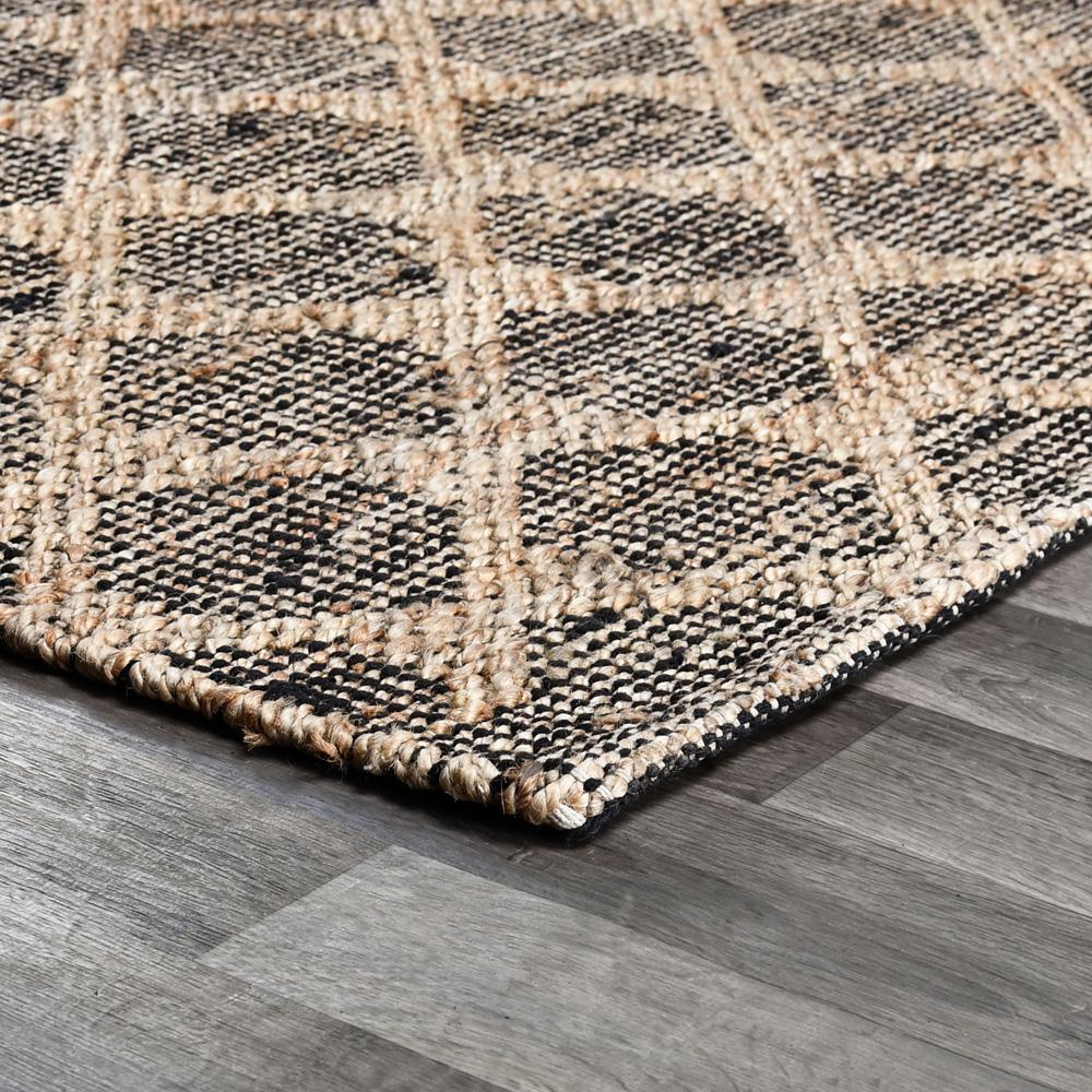 Villa by Classic Home - Mojave Jute Blend Area Rug  - 5W - Black, Natural - 30090904 veiw 3