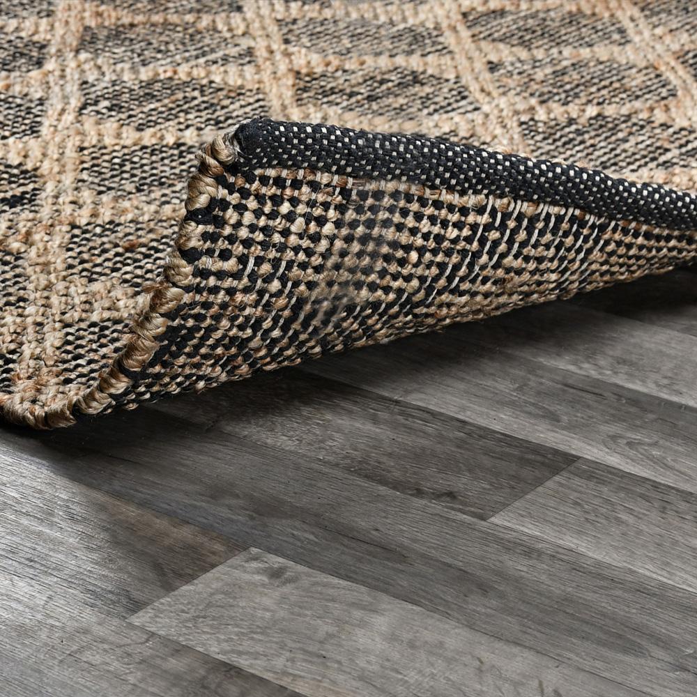 Villa by Classic Home - Mojave Jute Blend Area Rug  - 5W - Black, Natural - 30090904 veiw 4