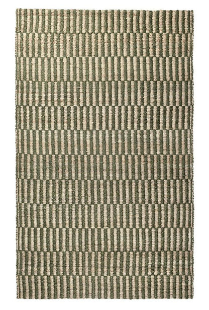 Villa by Classic Home - Monterey 5X8 Jute Handwoven Sustainable Green Accent Area Rug - 9W - Green - 30091746 veiw 1