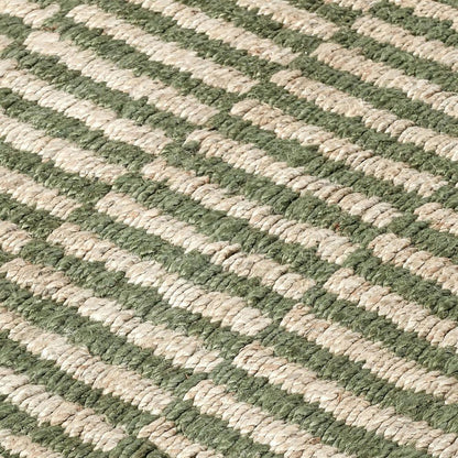 Villa by Classic Home - Monterey 5X8 Jute Handwoven Sustainable Green Accent Area Rug - 9W - Green - 30091746 veiw 2