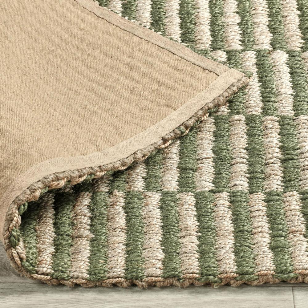 Villa by Classic Home - Monterey 5X8 Jute Handwoven Sustainable Green Accent Area Rug - 9W - Green - 30091746 veiw 4