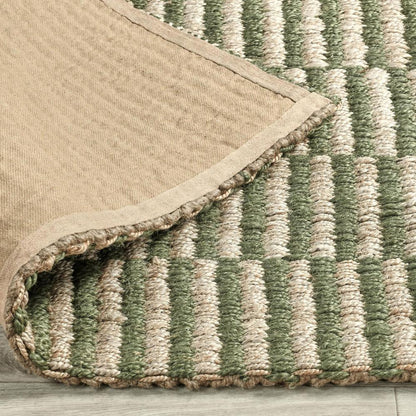 Villa by Classic Home - Monterey 5X8 Jute Handwoven Sustainable Green Accent Area Rug - 9W - Green - 30091746 veiw 4