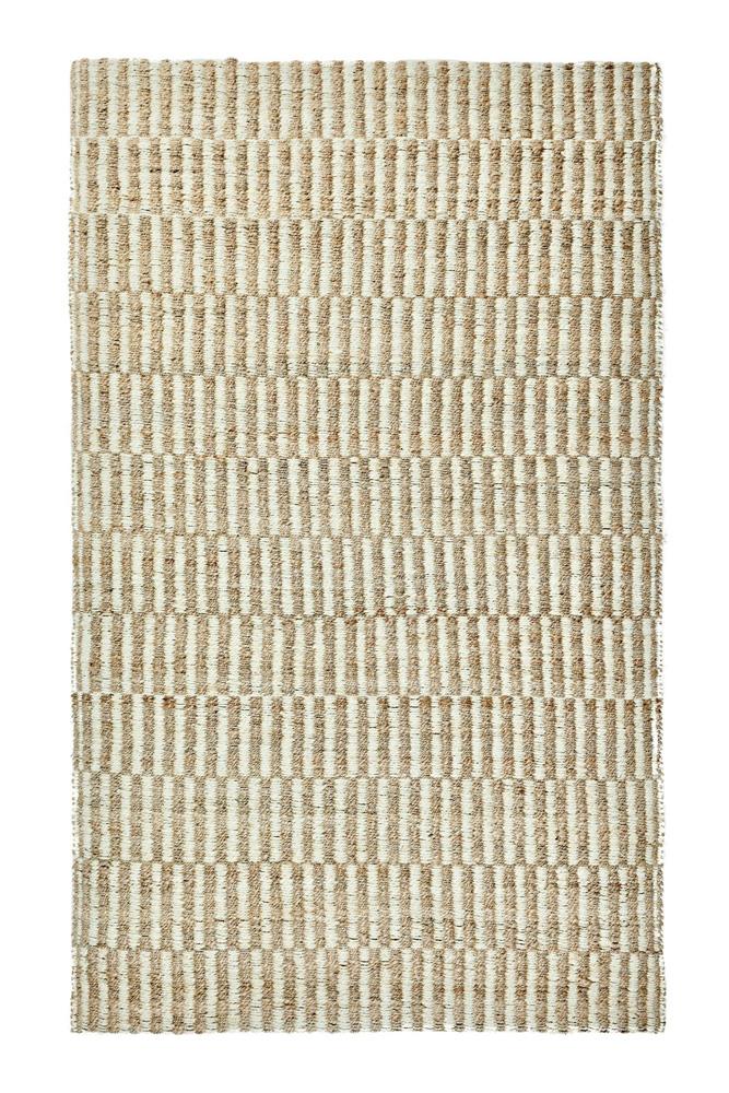 Villa by Classic Home - Monterey 5X8 Jute Handwoven Sustainable Ivory Accent Area Rug - 5W - Ivory - 30091754 veiw 1
