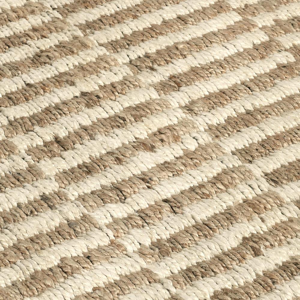 Villa by Classic Home - Monterey 5X8 Jute Handwoven Sustainable Ivory Accent Area Rug - 5W - Ivory - 30091754 veiw 2