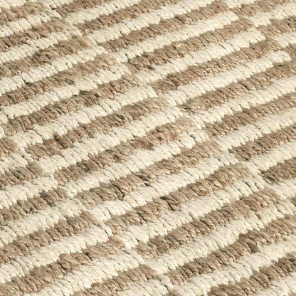 Villa by Classic Home - Monterey 5X8 Jute Handwoven Sustainable Ivory Accent Area Rug - 5W - Ivory - 30091754 veiw 2