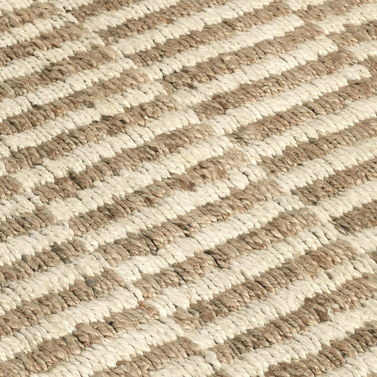 Villa by Classic Home - Monterey 5X8 Jute Handwoven Sustainable Ivory Accent Area Rug - 5W - Ivory - 30091754 veiw 2