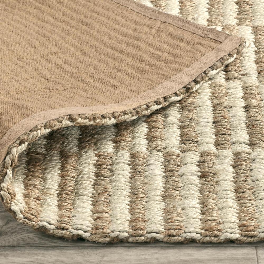 Villa by Classic Home - Monterey 5X8 Jute Handwoven Sustainable Ivory Accent Area Rug - 5W - Ivory - 30091754 veiw 4