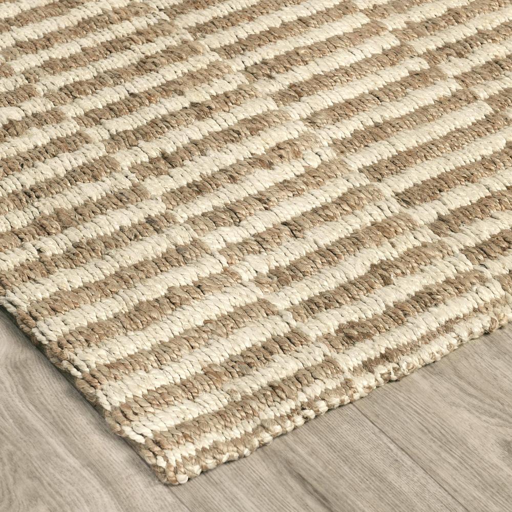 Villa by Classic Home - Monterey 8X10 Jute Handwoven Sustainable Ivory Accent Area Rug - 8W - Ivory - 30091755 veiw 3