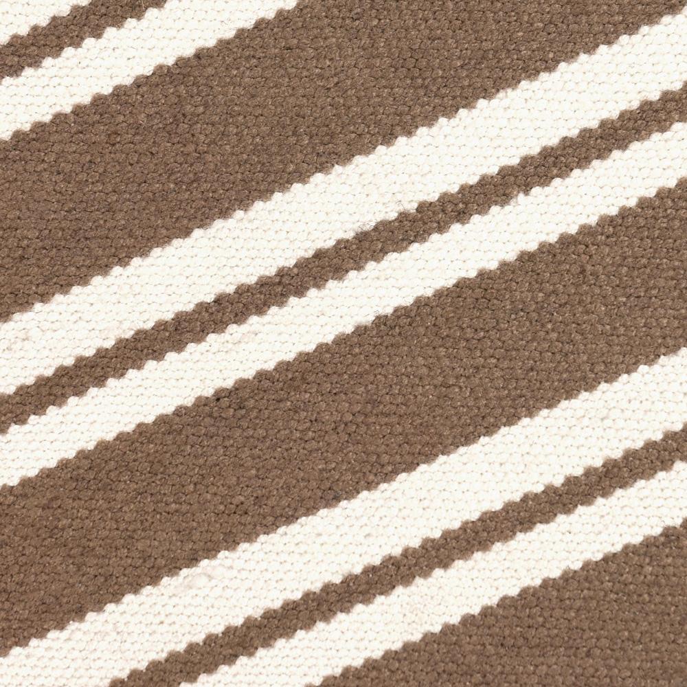 Villa by Classic Home - Palma 5X8 Hand Woven Performance Stripe Brown Fabric Area Rug - 5W - Brown - 30132534 veiw 4