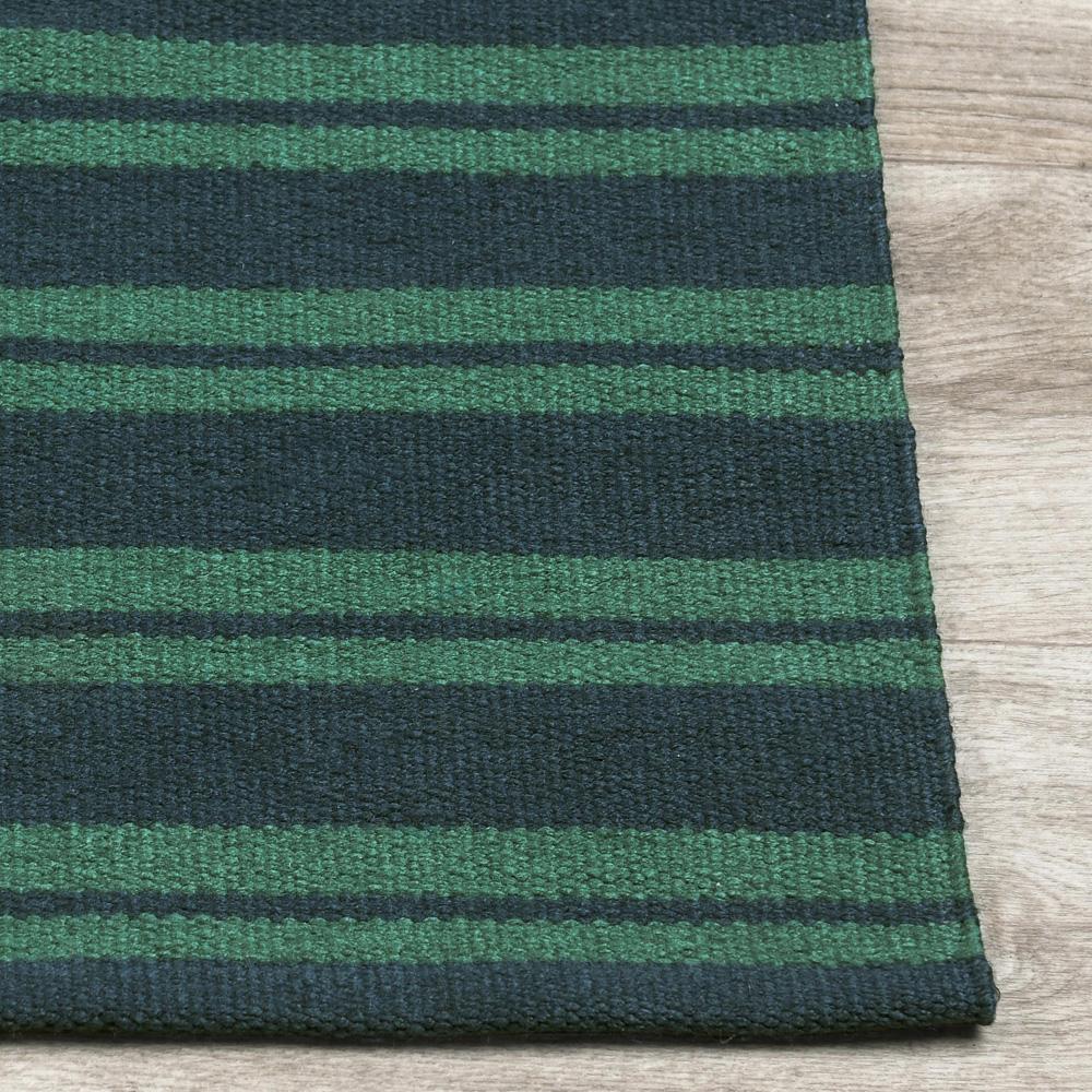 Villa by Classic Home - Palma 2X3 Hand Woven Performance Stripe Green Fabric Rug - 2W - Green - 30132540 veiw 2