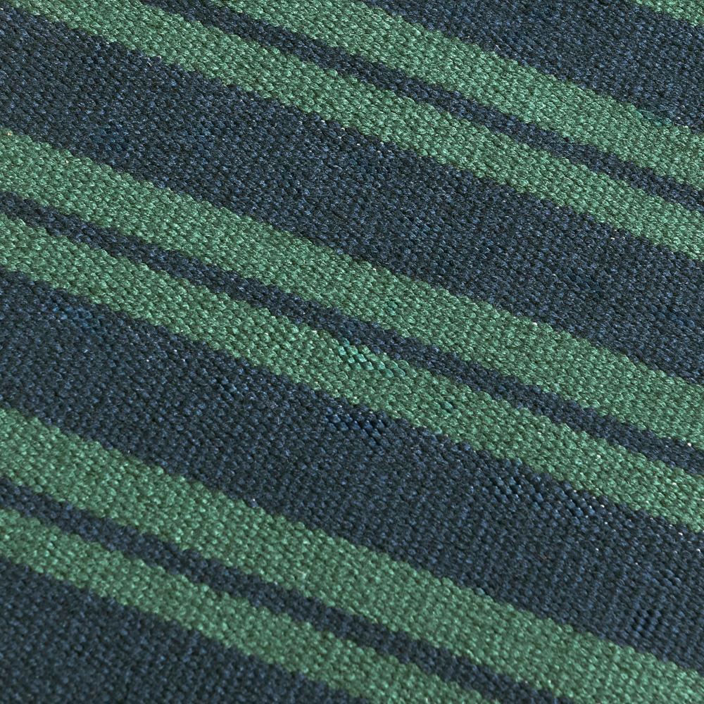 Villa by Classic Home - Palma 2.6X8 Hand Woven Performance Stripe Green Fabric Area Rug - 2.6W - Green - 30132543 veiw 4