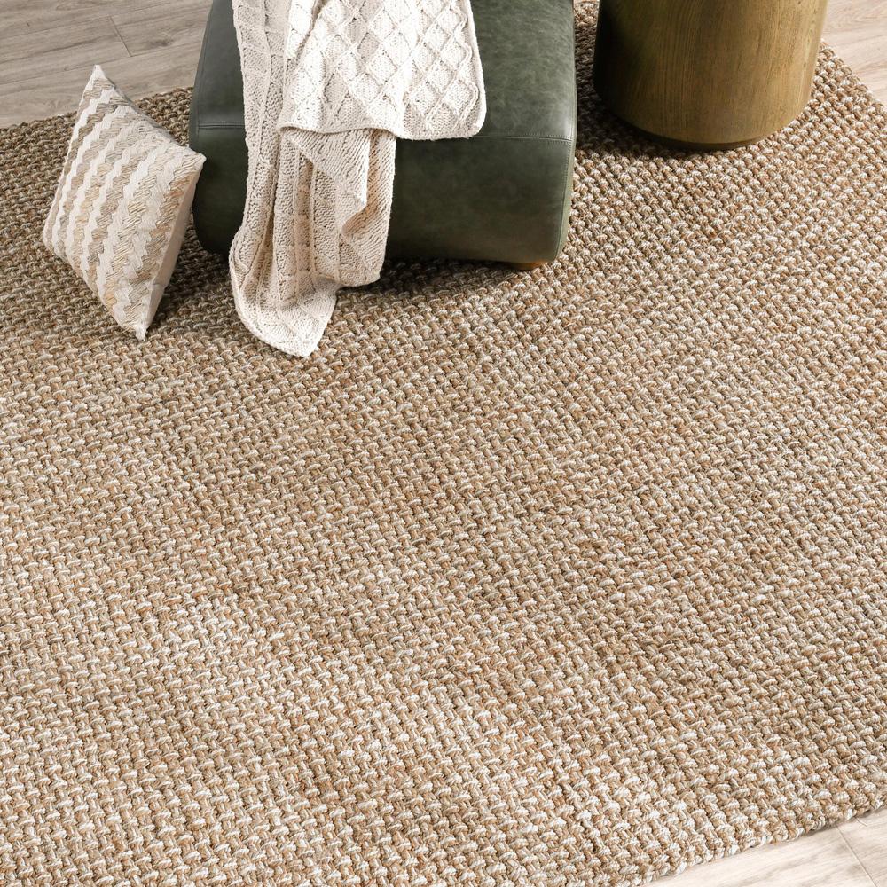 Villa by Classic Home - Panama 8X10 Jute Handwoven Sustainable Beige Accent Area Rug - 8W - Beige - 30091805 veiw 6