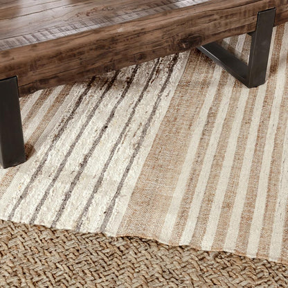 Villa by Classic Home - Pego Wool Blend Area Rug  - 5W - Natural, Multi - 30091224 veiw 6