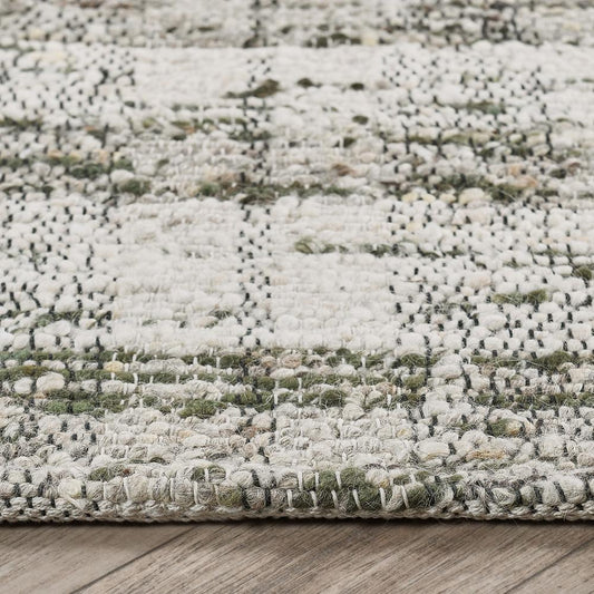 Villa by Classic Home - Perth Wool Blend Area Rug  - 8W - Green, Natural - 30091675 veiw 2