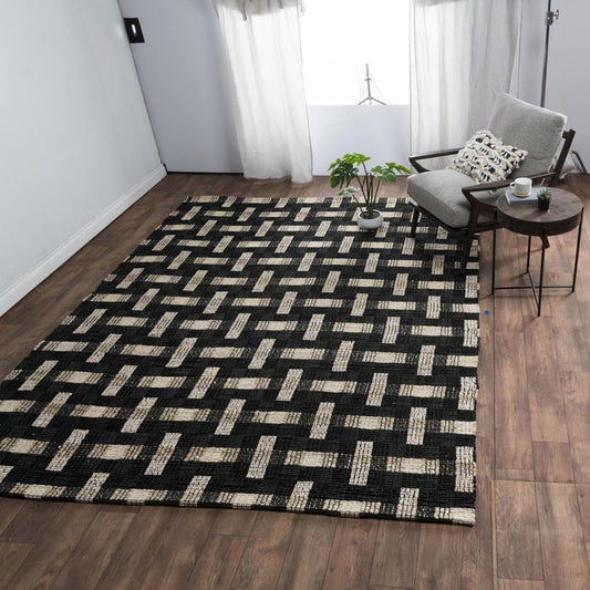 Villa by Classic Home - Preston Black/Ivory 9X12 - 9W - Black/Ivory - 30089906 veiw 2