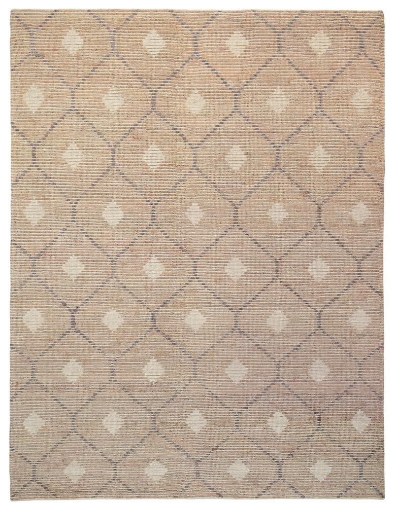 Villa by Classic Home - Reign Diamond Hand-Woven Area Rug  - 9W - Natural/Beige/Gray - 30045106 veiw 1