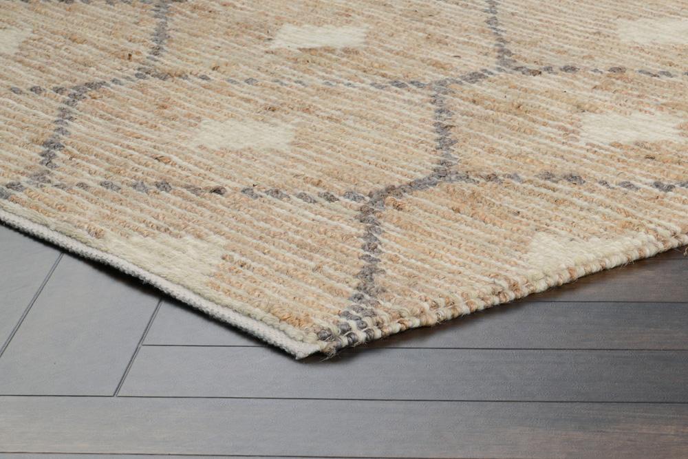Villa by Classic Home - Reign Diamond Hand-Woven Area Rug  - 9W - Natural/Beige/Gray - 30045106 veiw 3
