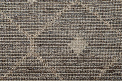 Villa by Classic Home - Reign Diamond Hand-Woven Area Rug  - 8W - Stone Gray - 30065725 veiw 2