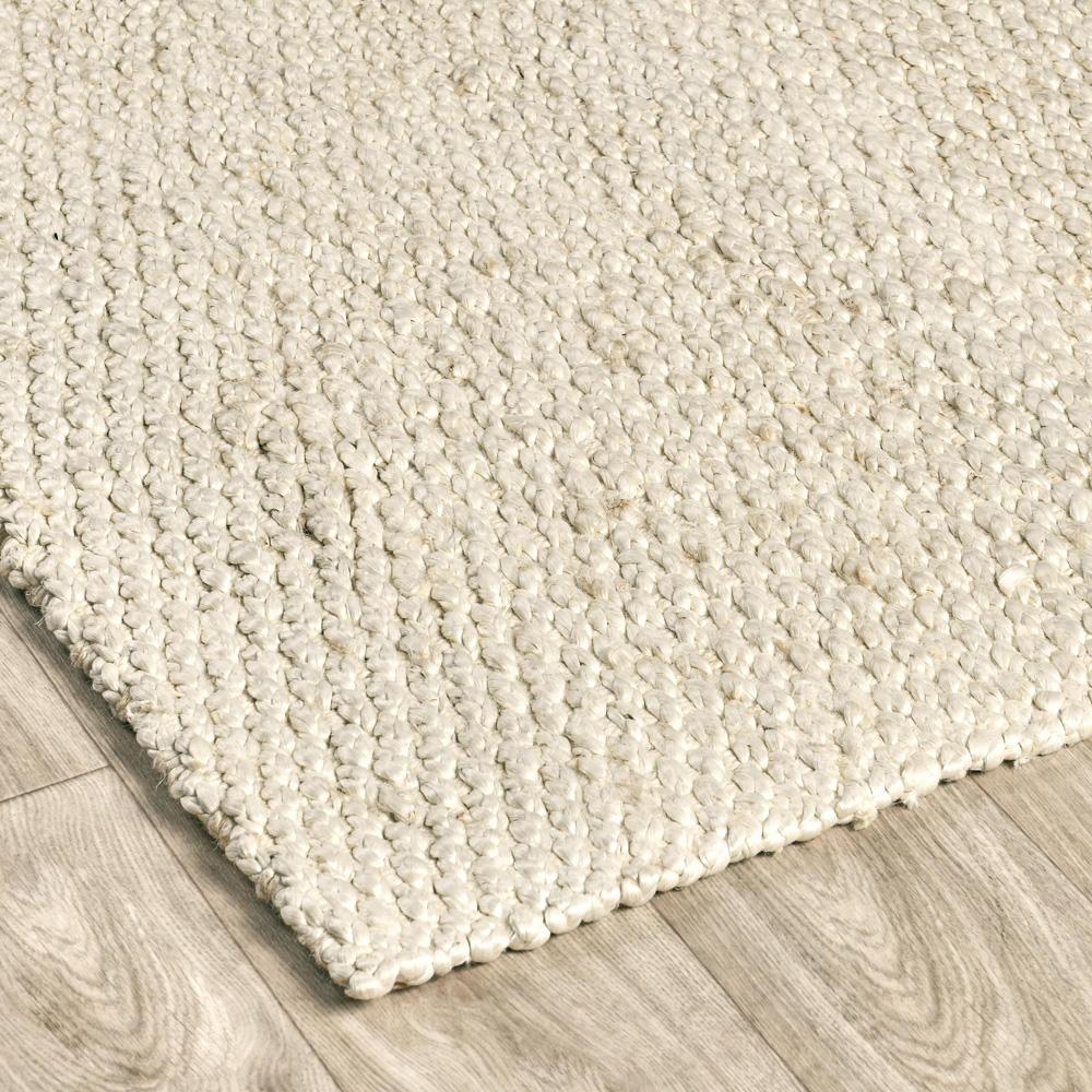 Villa by Classic Home - Santa Cruz 9X12 Jute Handwoven Sustainable Ivory Accent Area Rug - 9W - Ivory - 30091776 veiw 3