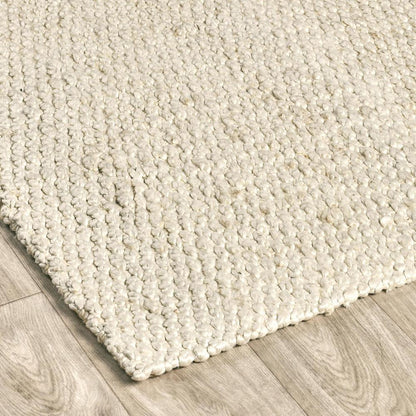 Villa by Classic Home - Santa Cruz 9X12 Jute Handwoven Sustainable Ivory Accent Area Rug - 9W - Ivory - 30091776 veiw 3
