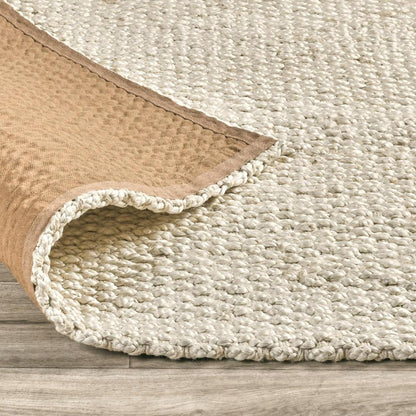 Villa by Classic Home - Santa Cruz 9X12 Jute Handwoven Sustainable Ivory Accent Area Rug - 9W - Ivory - 30091776 veiw 4