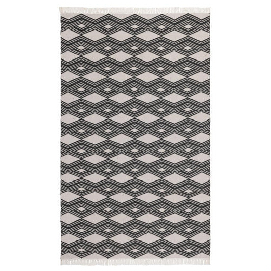 Villa by Classic Home - Saugatuck Indoor Outdoor Charcoal Accent Rug  - 2W - Charcoal - 30131940 veiw 1