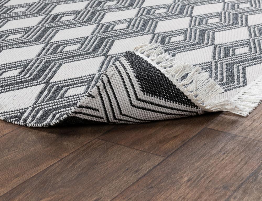 Villa by Classic Home - Saugatuck Indoor Outdoor Charcoal Accent Rug  - 2W - Charcoal - 30131940 veiw 3