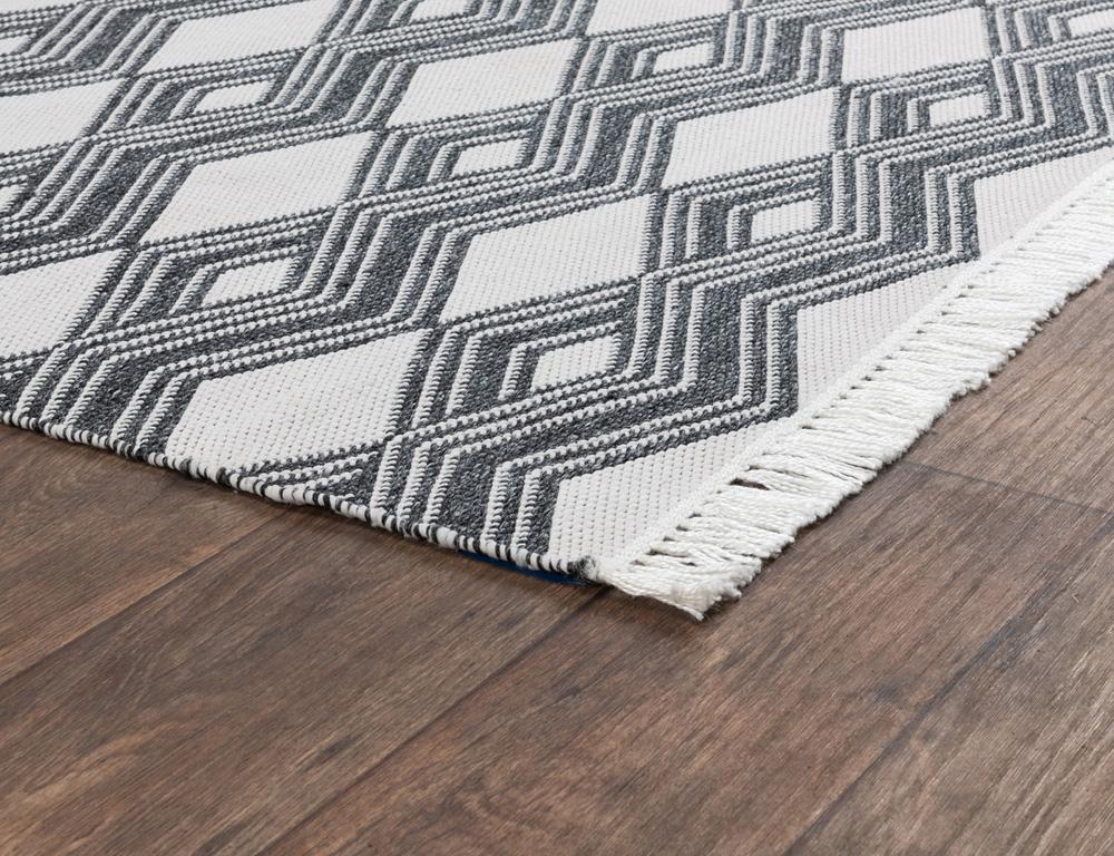 Villa by Classic Home - Saugatuck Indoor Outdoor Charcoal Accent Rug  - 2W - Charcoal - 30131940 veiw 4