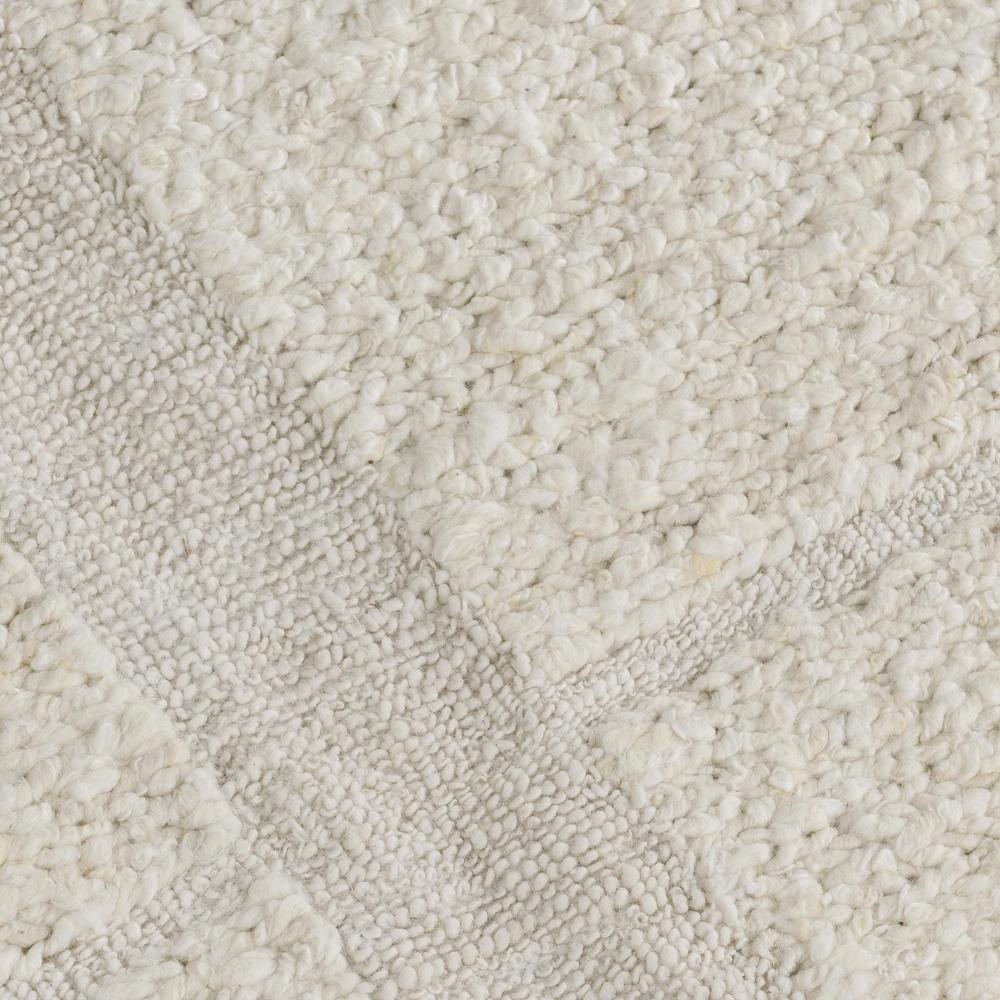 Villa by Classic Home - Sinclair 5X8 Handwoven Wool Fabric Accent Area Rug In Ivory - 5W - Ivory - 30091864 veiw 2