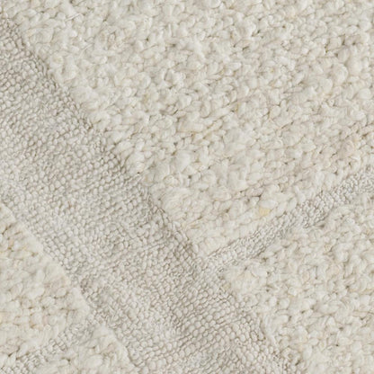 Villa by Classic Home - Sinclair 8X10 Handwoven Wool Fabric Accent Area Rug In Ivory - 8W - Ivory - 30091865 veiw 2